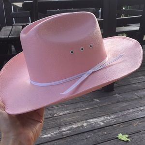 Kids pink cowgirl hat
